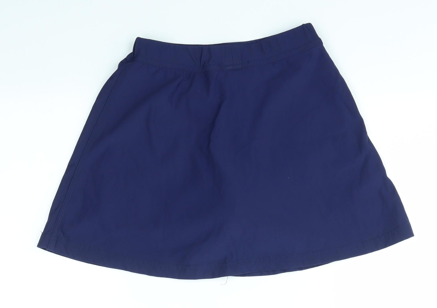 TEAM COLOURS Womens Blue   Skort  Size 24 in  - SHORTS UNDERNEATH NETBALL SPORT