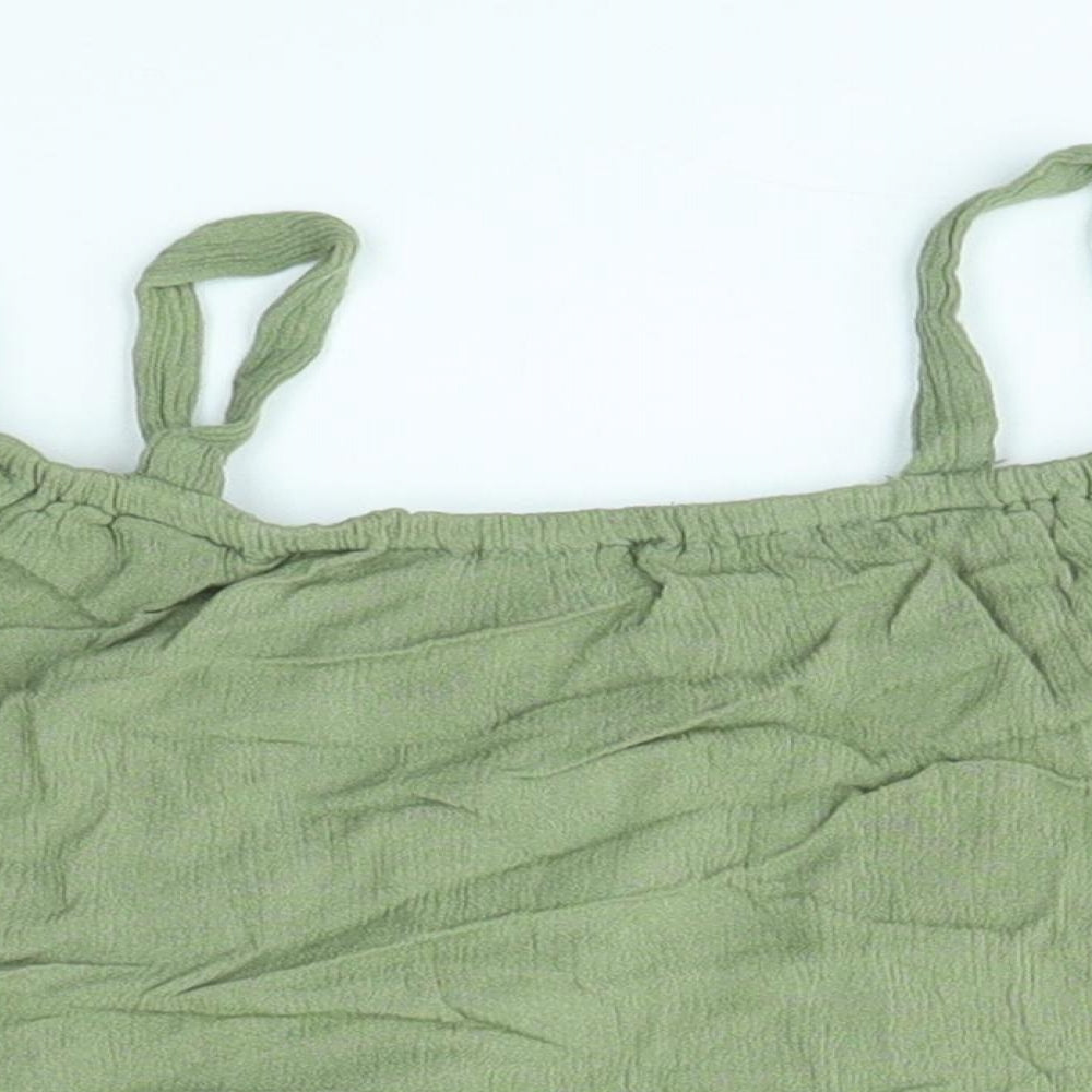 Primark Girls Green   Basic Blouse Size 7-8 Years