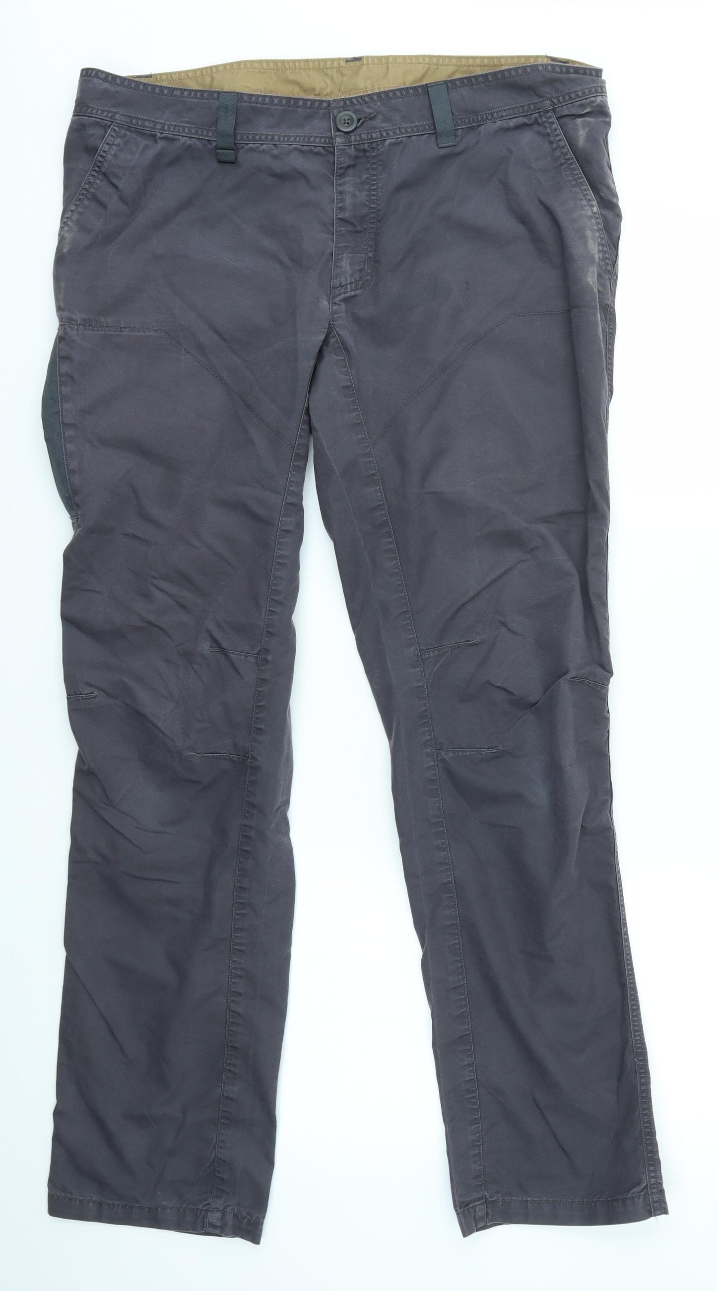 Quechua Mens Grey   Trousers  Size 38 in L30 in