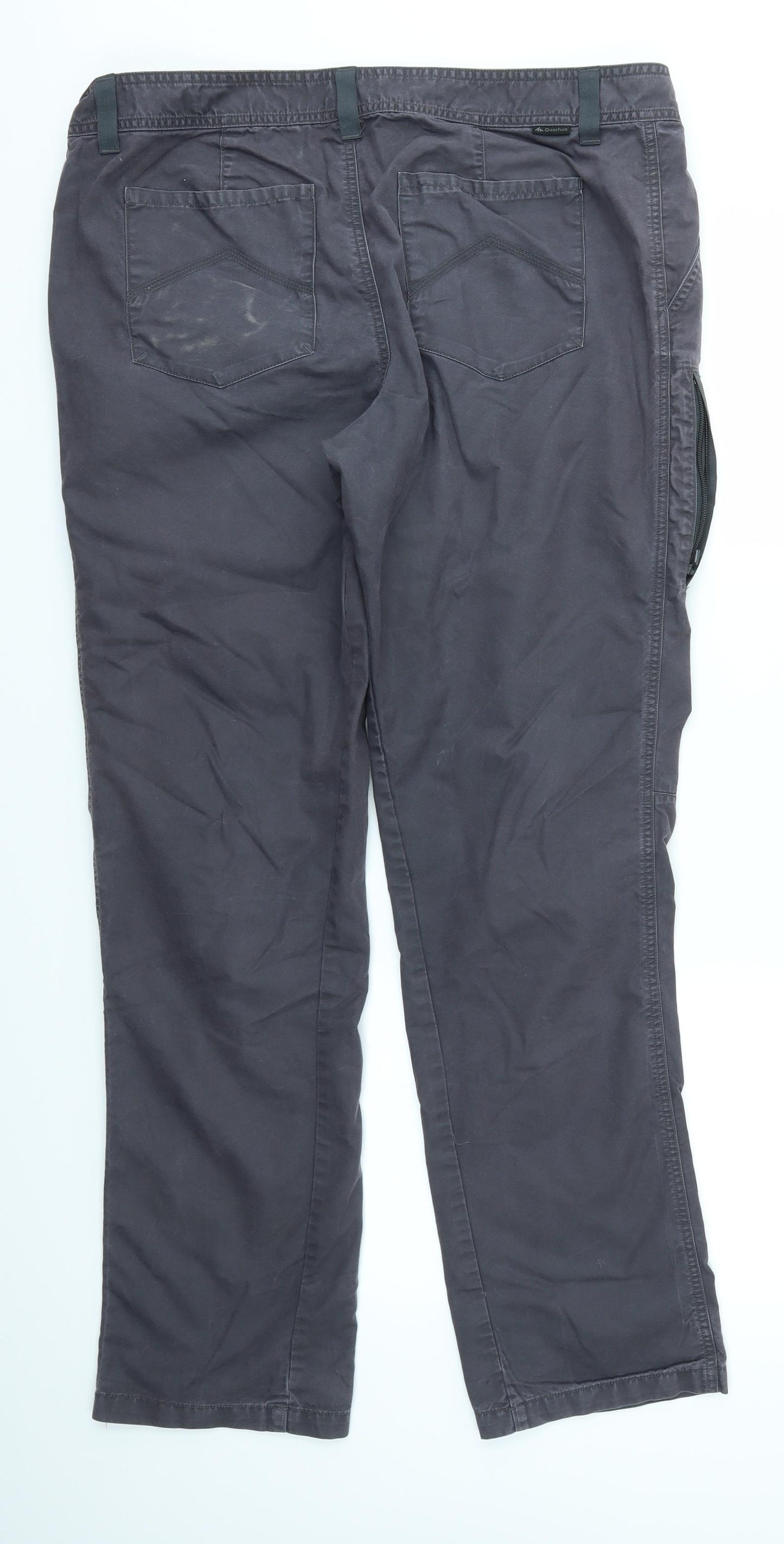 Quechua Mens Grey   Trousers  Size 38 in L30 in
