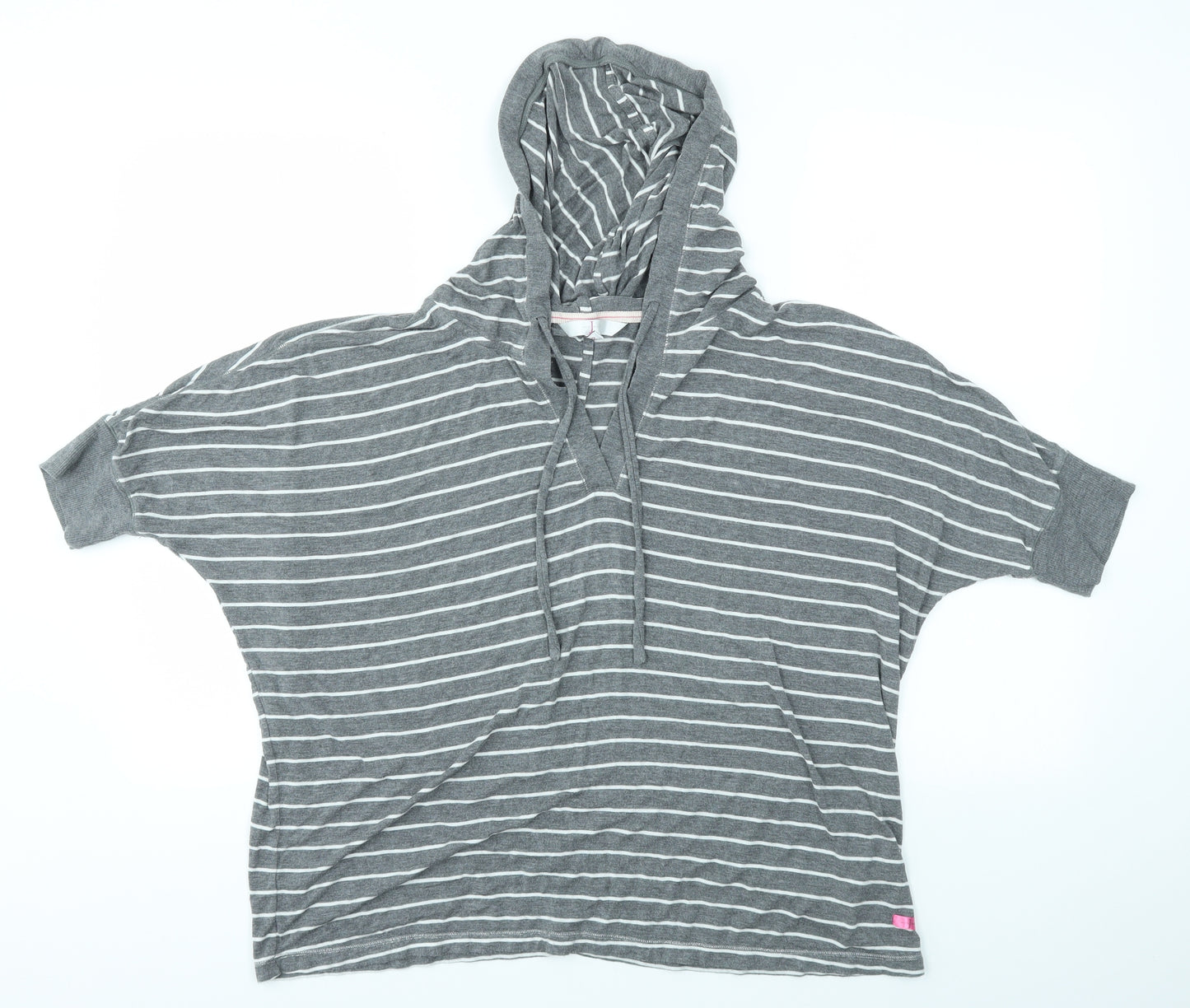 Jasper Conran Womens Grey Striped  Pullover Jumper Size 12