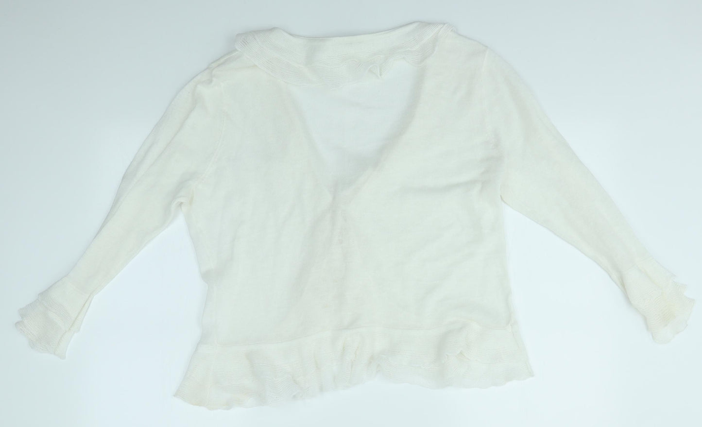 Soon Womens Ivory   Cardigan Jumper Size 18
