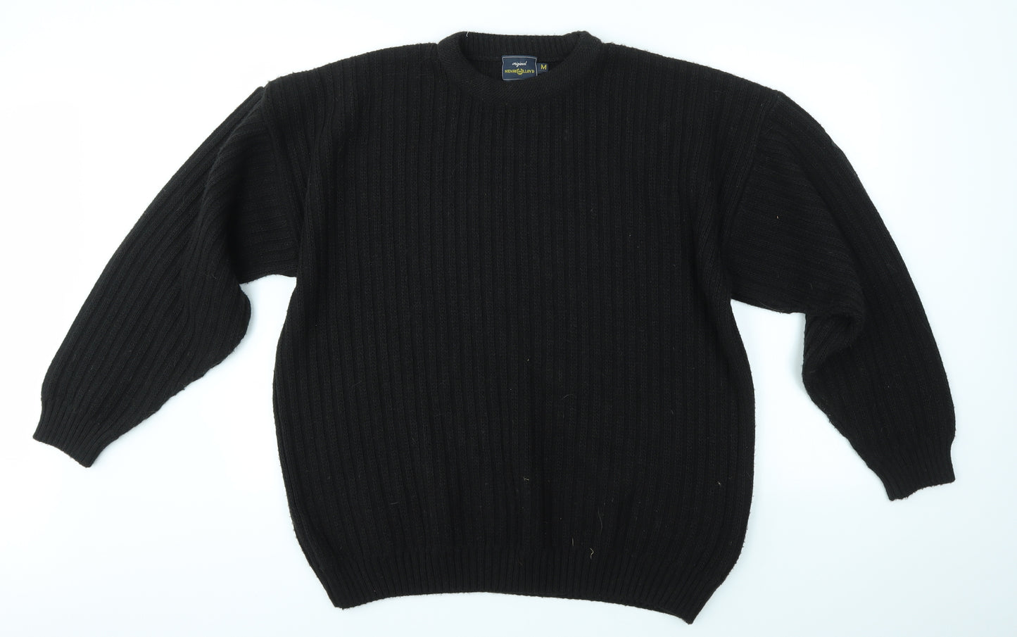 Henri Lloyd Mens Black   Pullover Jumper Size M