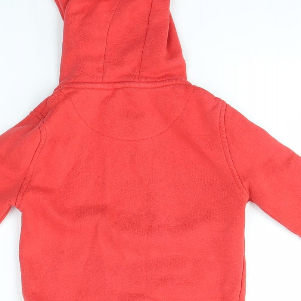 Primark Boys Red   Full Zip Hoodie Size 3-4 Years