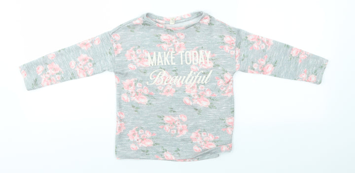 Young Dimension Girls Multicoloured Basic T-Shirt Size 3-4 Years