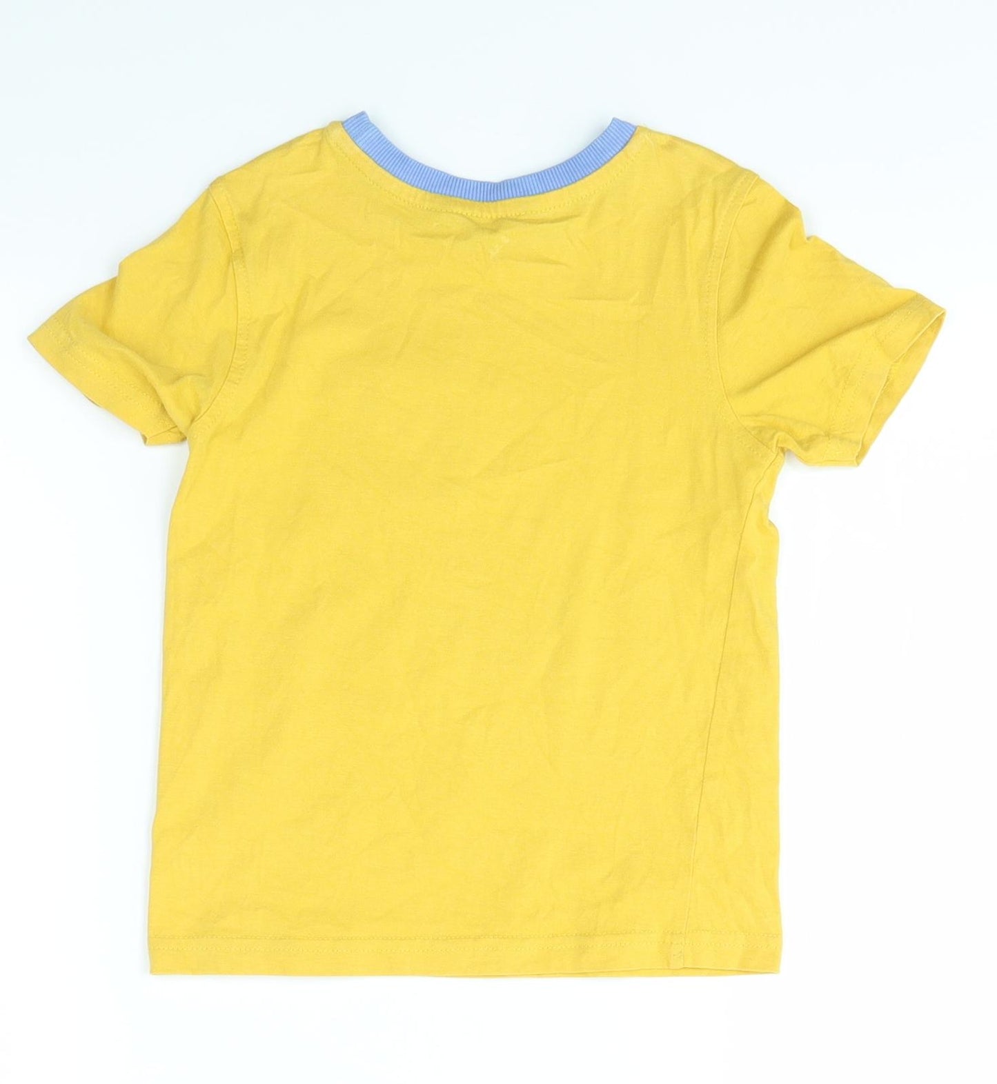 George Boys Yellow   Basic T-Shirt Size 3-4 Years