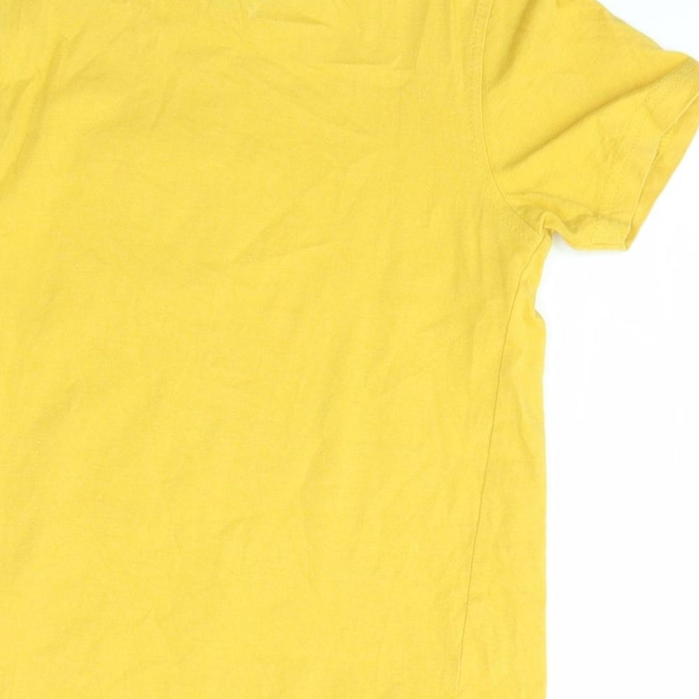 George Boys Yellow   Basic T-Shirt Size 3-4 Years