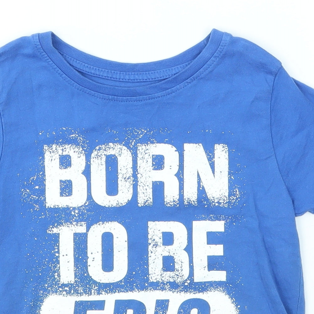 Primark Boys Blue   Basic T-Shirt Size 3-4 Years