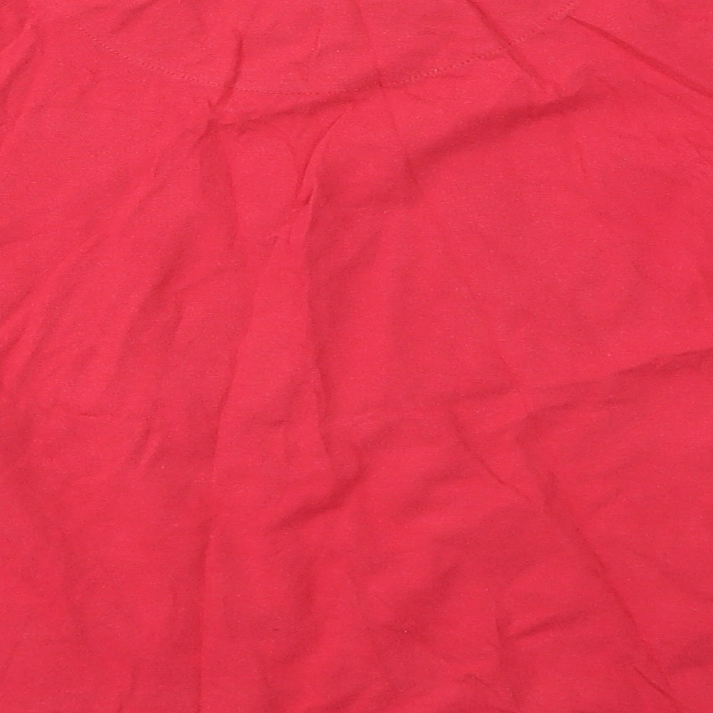 Primark Boys Red   Basic T-Shirt Size 11-12 Years  - MONKEY
