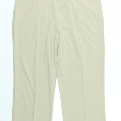 Autonomy Womens Beige   Dress Pants Trousers Size 16 L24 in