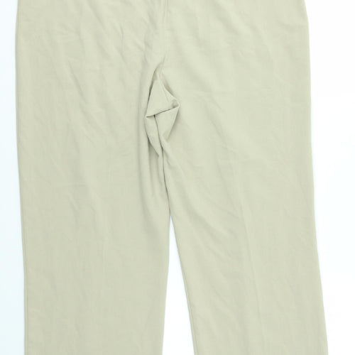 Autonomy Womens Beige   Dress Pants Trousers Size 16 L24 in
