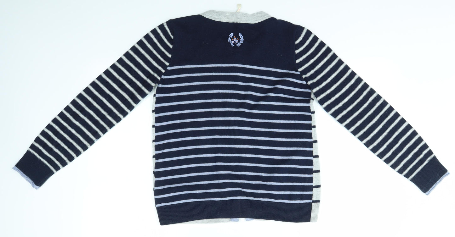 White Stuff Womens Multicoloured Striped  Cardigan Jumper Size 8