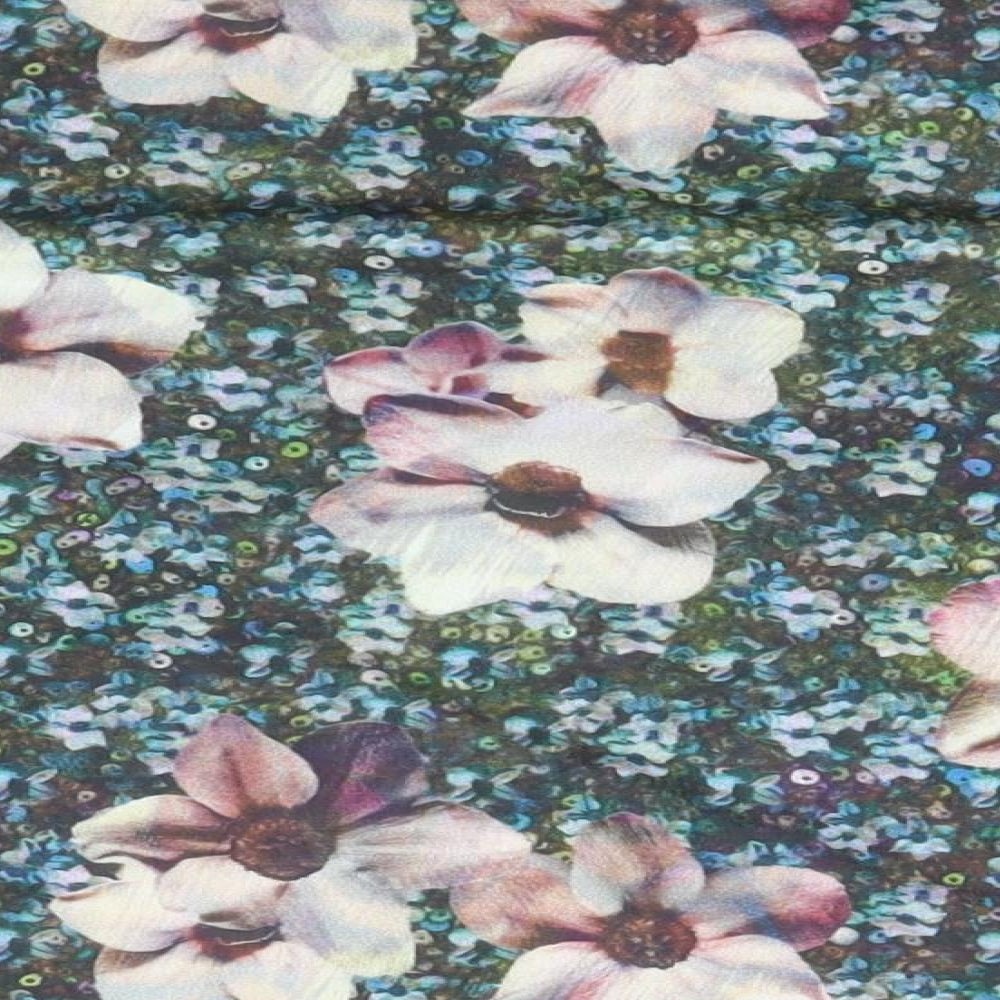 Topshop Womens Multicoloured Floral  Basic T-Shirt Size 6