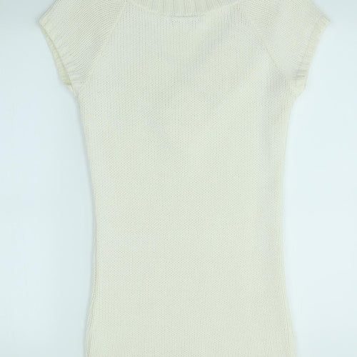 MiM Womens Ivory   Jumper Dress  Size S