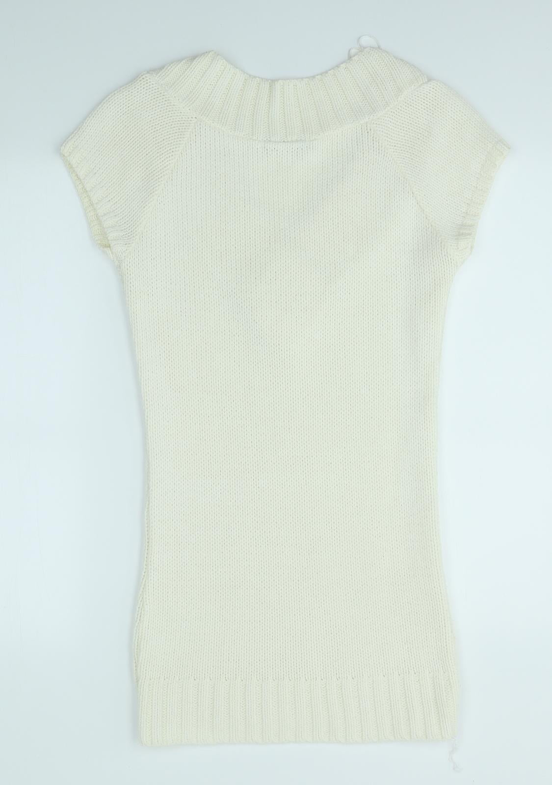 MiM Womens Ivory   Jumper Dress  Size S