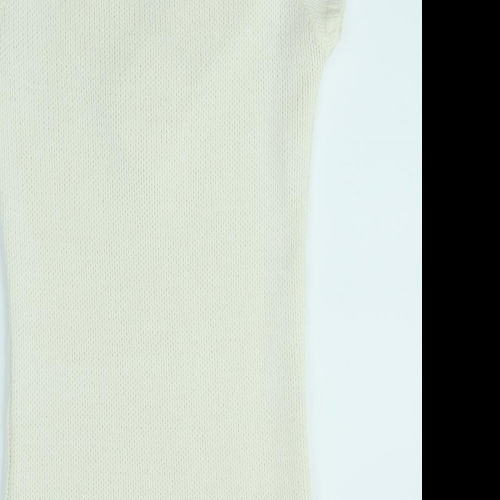 MiM Womens Ivory   Jumper Dress  Size S