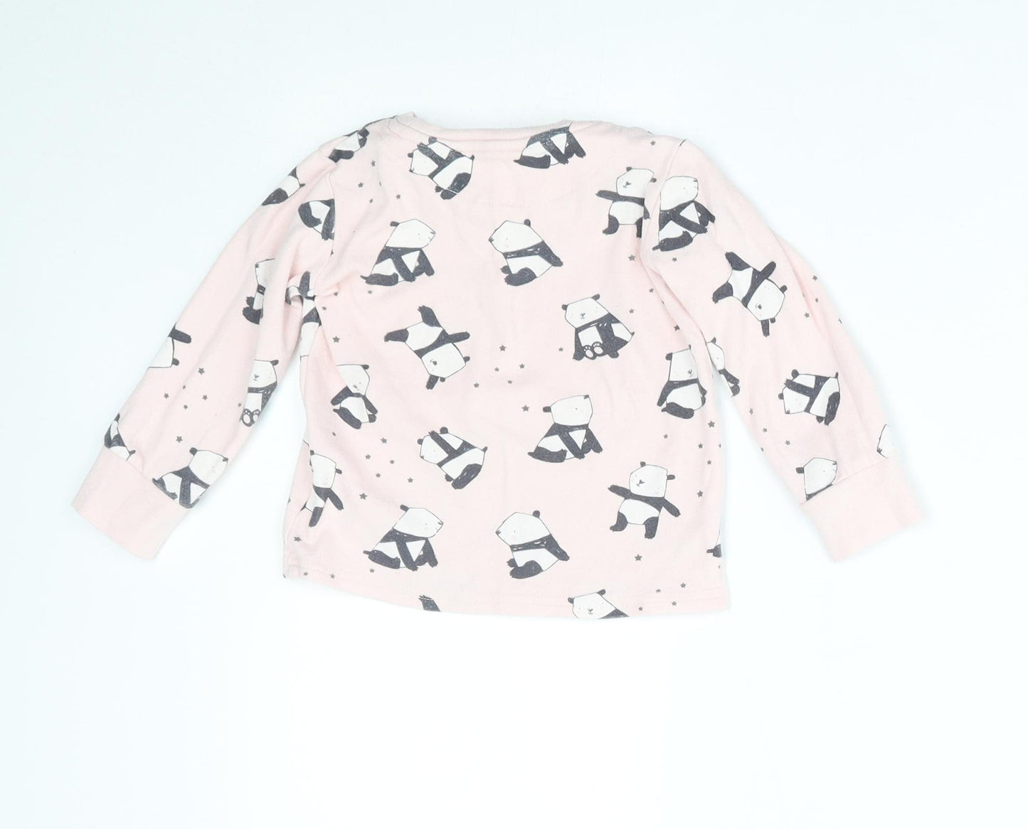 NEXT Girls Pink   Pullover Jumper Size 18-24 Months  - panda