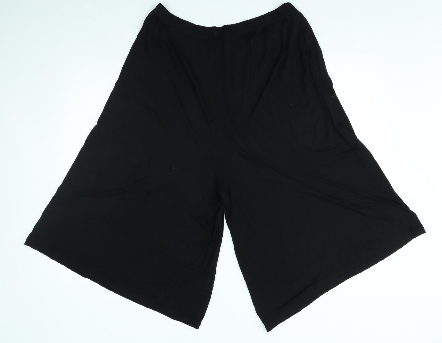 Yours Womens Black   Culotte Shorts Size 18