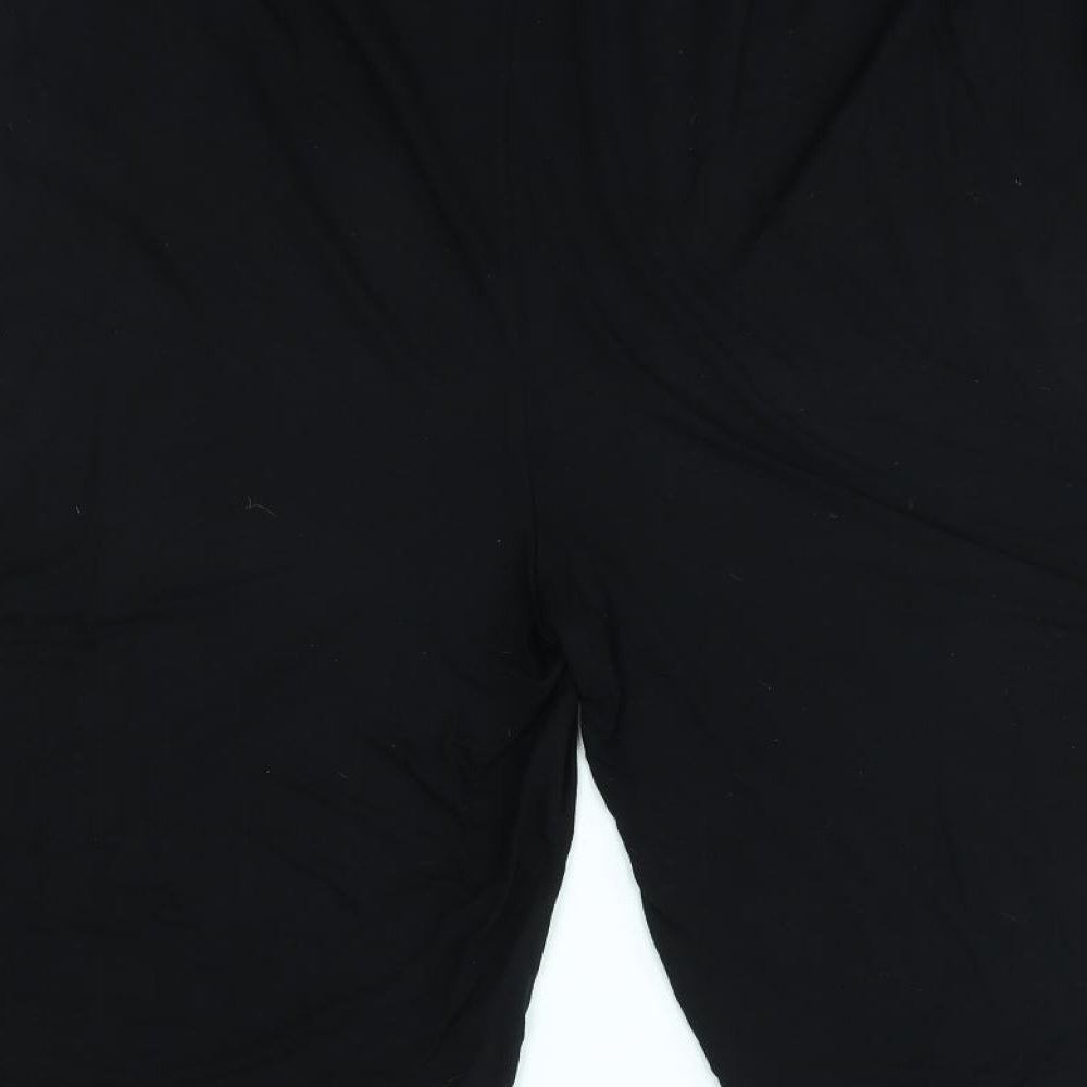 Yours Womens Black   Culotte Shorts Size 18