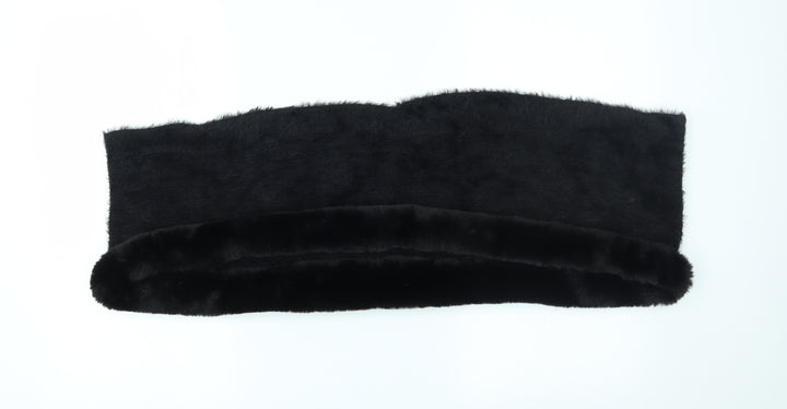 Preworn Womens Black Scarf - infinity scarf