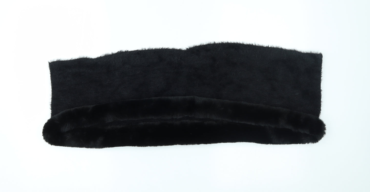 Preworn Womens Black    Scarf   - infinity scarf