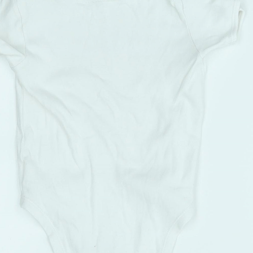 George Baby White   Babygrow One-Piece Size 18-24 Months  - you make my heart smile