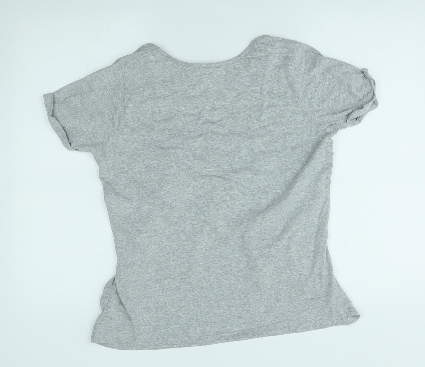 Dorothy Perkins Womens Grey   Basic T-Shirt Size S
