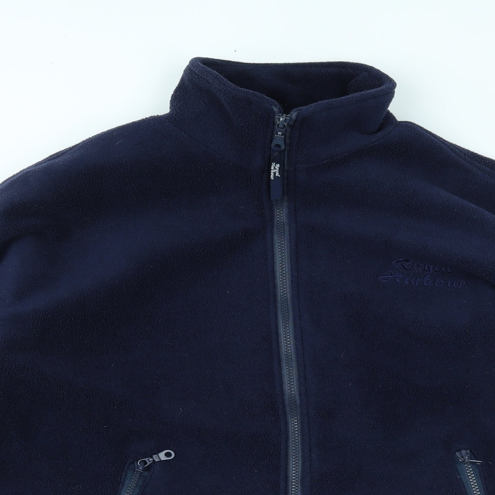 Royal harbour Womens Blue   Full Zip Sweatshirt Size S