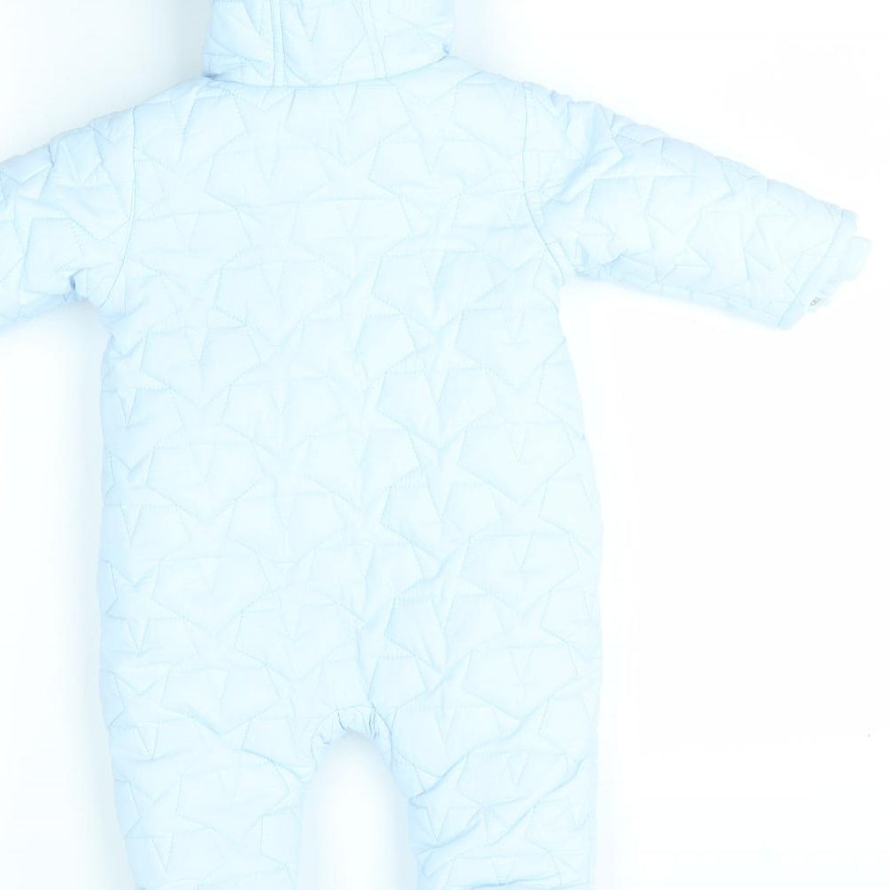 mamas & papas Baby Blue    Snowsuit Size 3-6 Months
