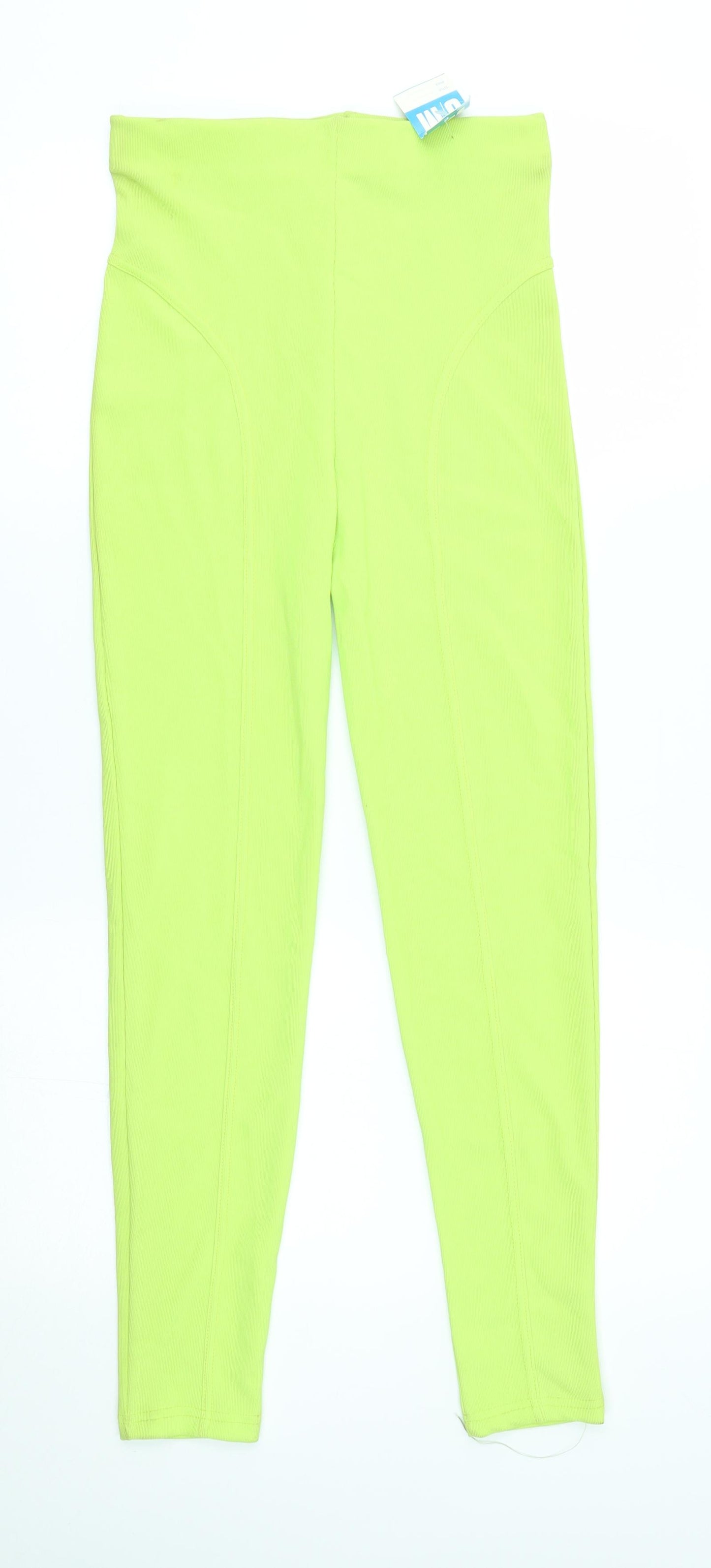 Lycra Womens Green    Leggings Size S L7 in