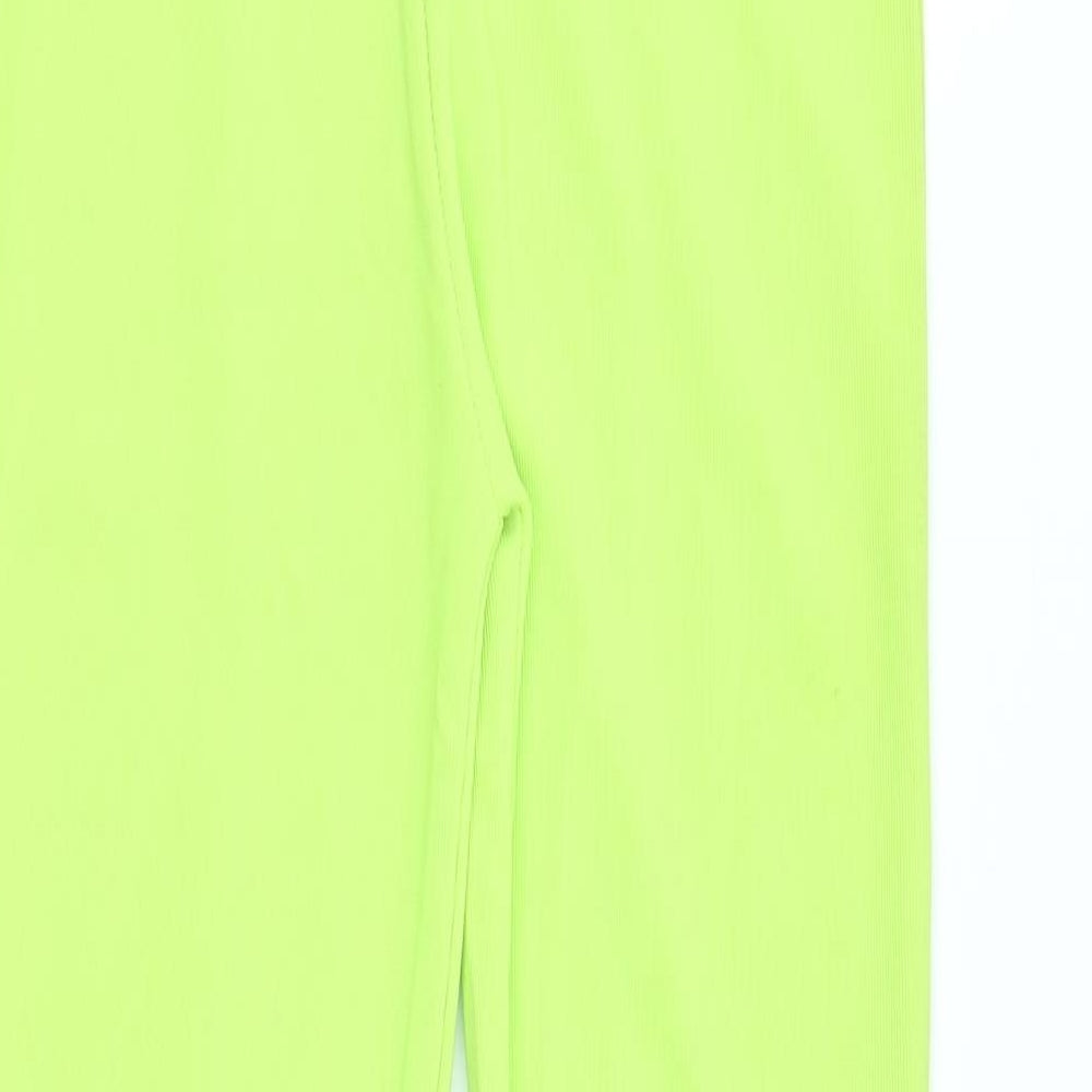 Lycra Womens Green    Leggings Size S L7 in