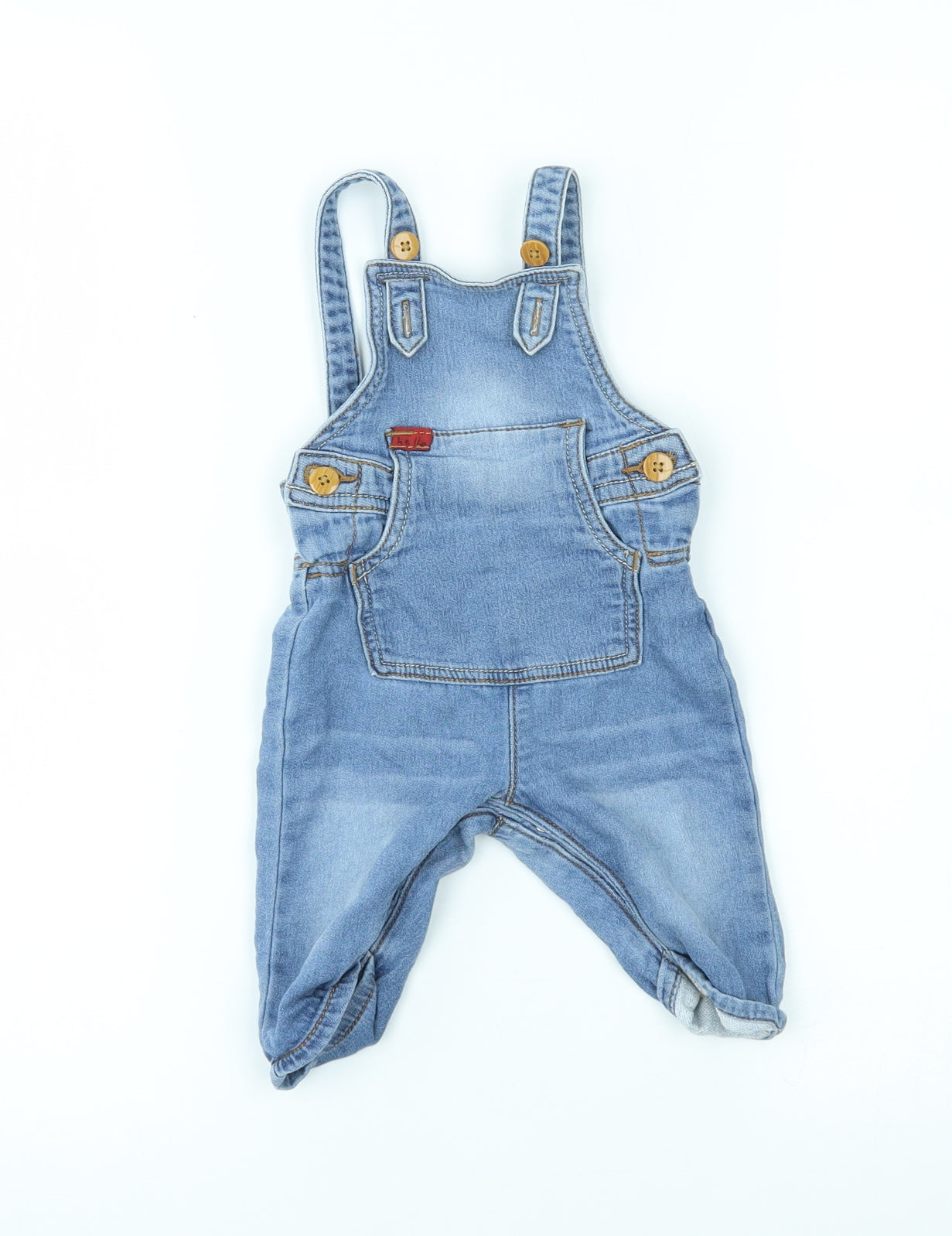 Nutmeg Baby Blue   Dungaree One-Piece Size 0-3 Months