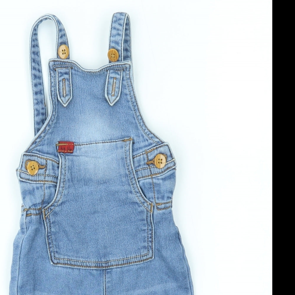 Nutmeg Baby Blue   Dungaree One-Piece Size 0-3 Months