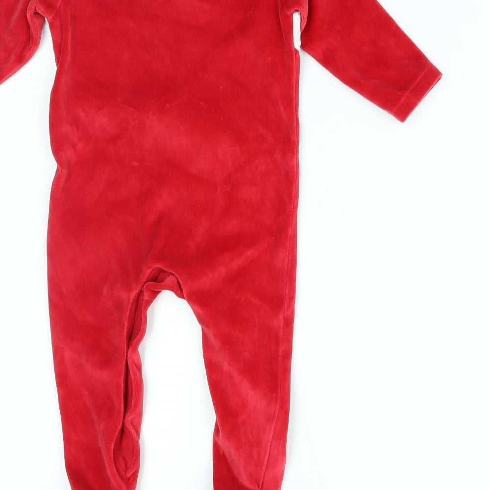 Nutmeg Baby Red    One Piece Size 6-9 Months  - Crhistmas