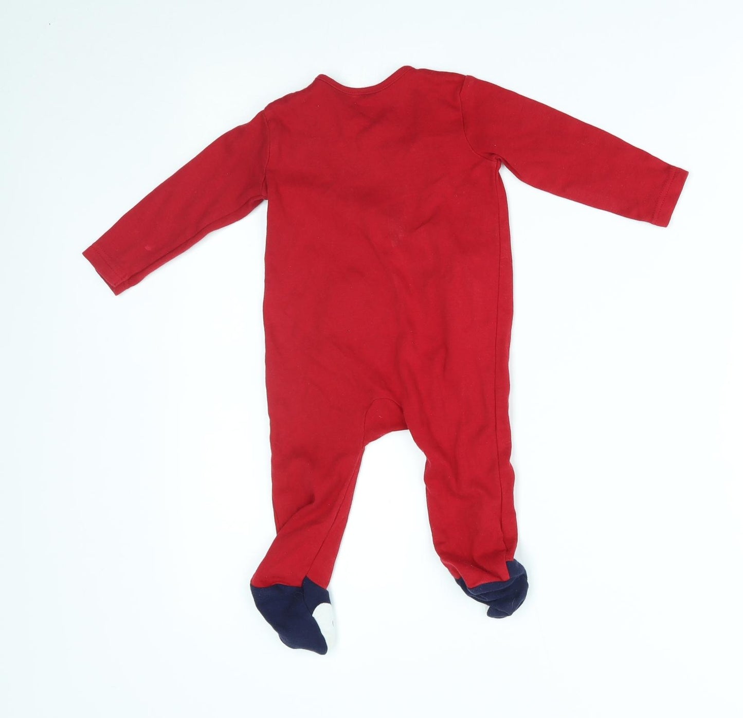 George Baby Red   Babygrow One-Piece Size 6-9 Months