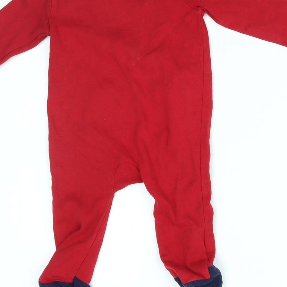 George Baby Red   Babygrow One-Piece Size 6-9 Months