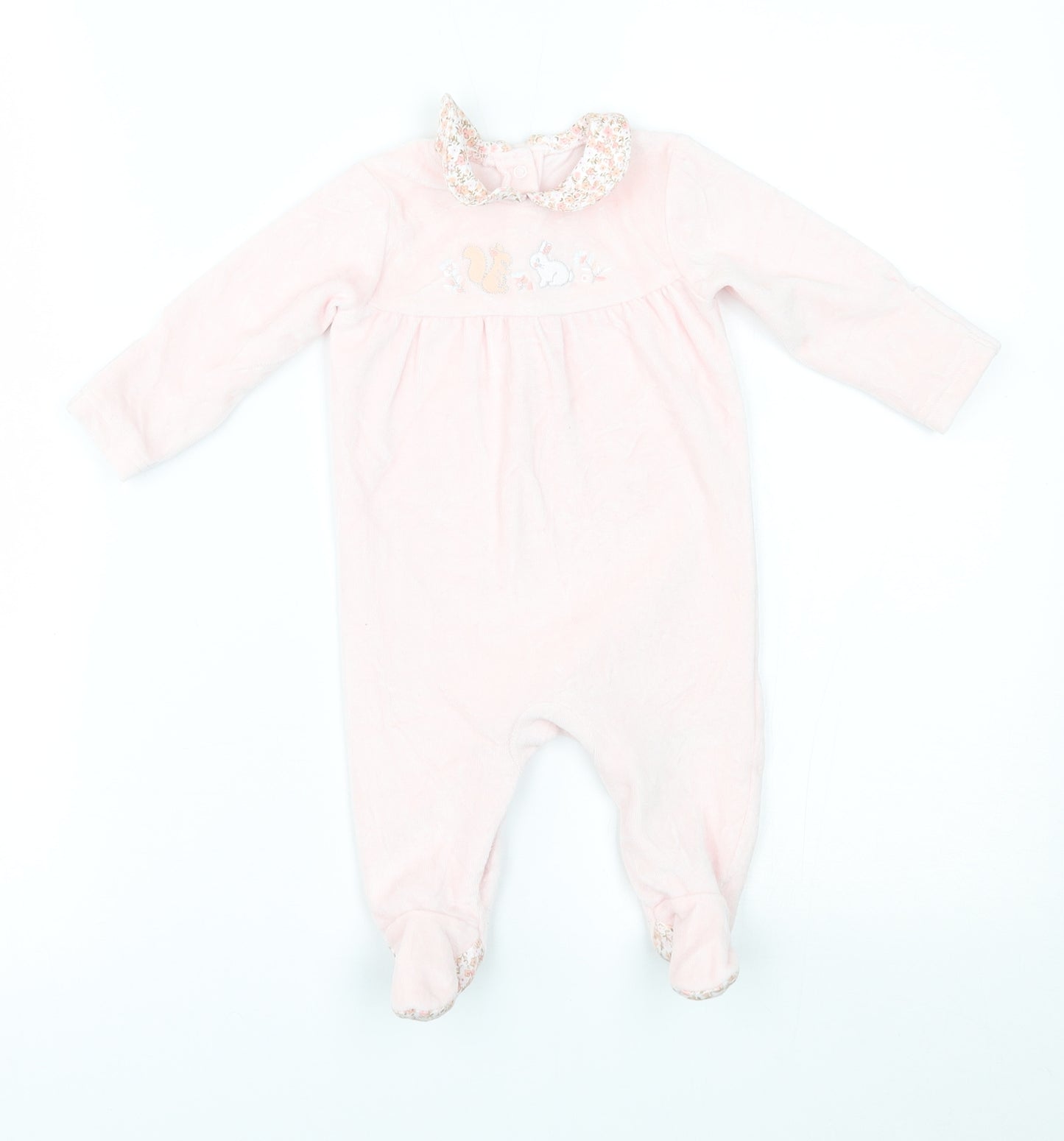 Nutmeg Baby Pink   Babygrow One-Piece Size 0-3 Months