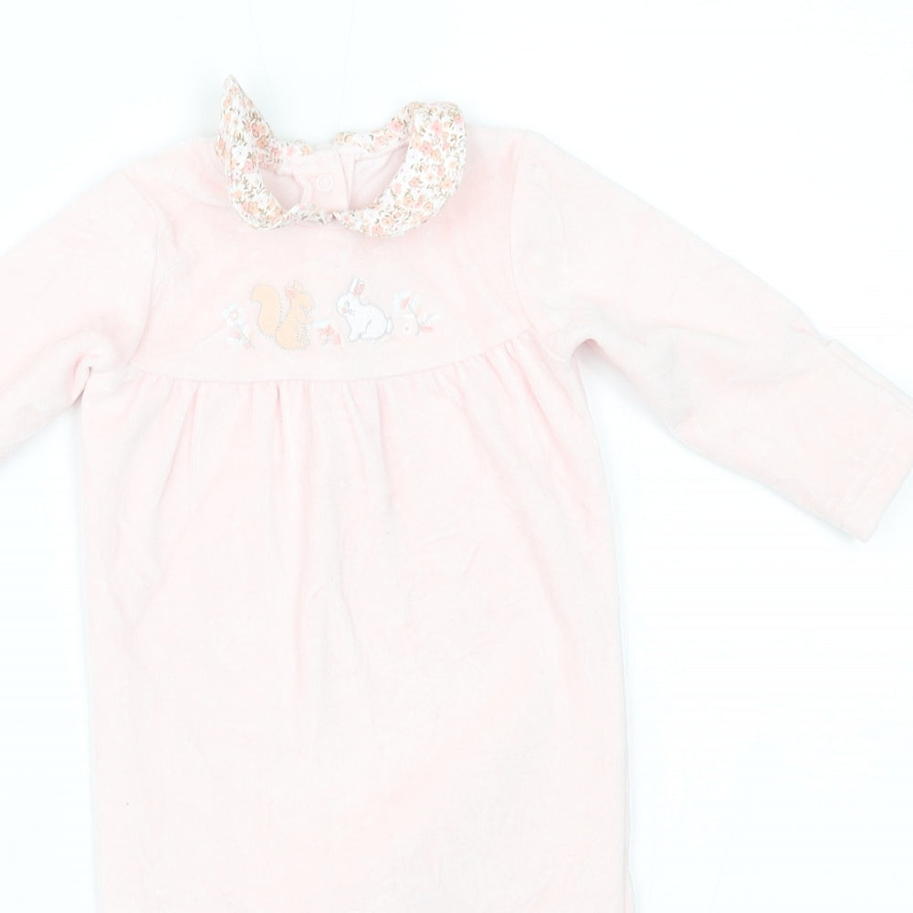 Nutmeg Baby Pink   Babygrow One-Piece Size 0-3 Months