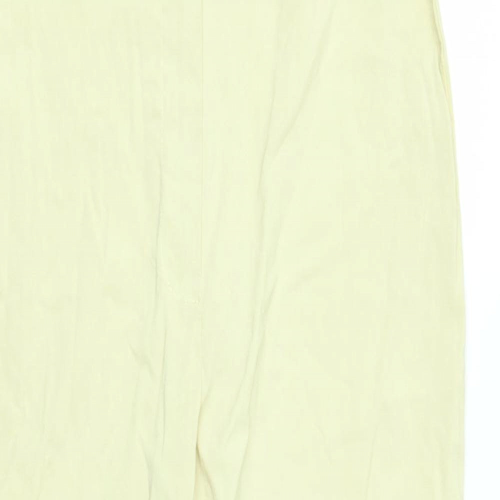 stretch Womens Beige   Capri Trousers Size 12 L21 in