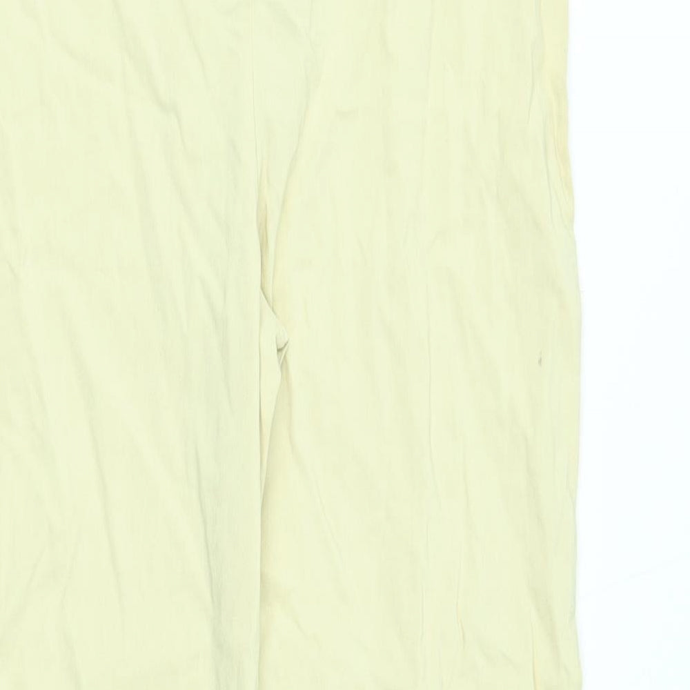 stretch Womens Beige   Capri Trousers Size 12 L21 in