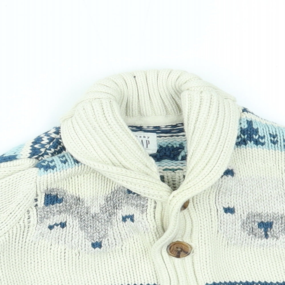 Gap Baby Beige   Cardigan Jumper Size 6-9 Months  - chill