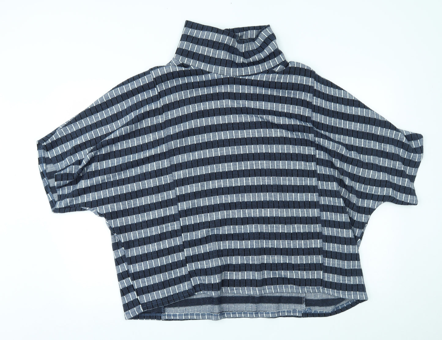 New collections Womens Blue Striped  Pullover Jumper One Size