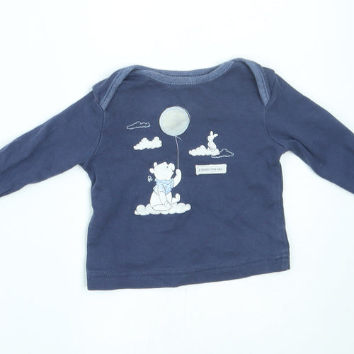 George Baby Blue   Basic T-Shirt Size 0-3 Months