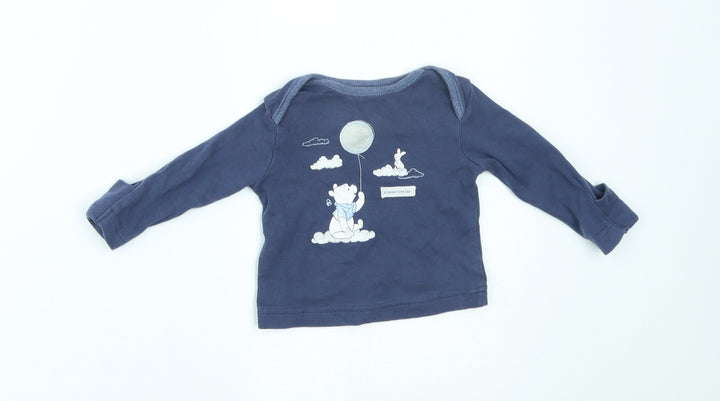 George Baby Blue   Basic T-Shirt Size 0-3 Months