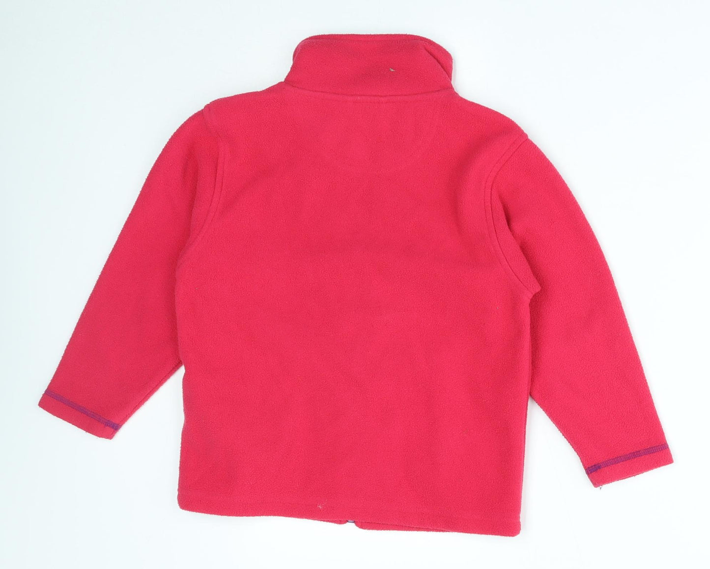 EWM Girls Red   Full Zip Sweatshirt Size 5-6 Years