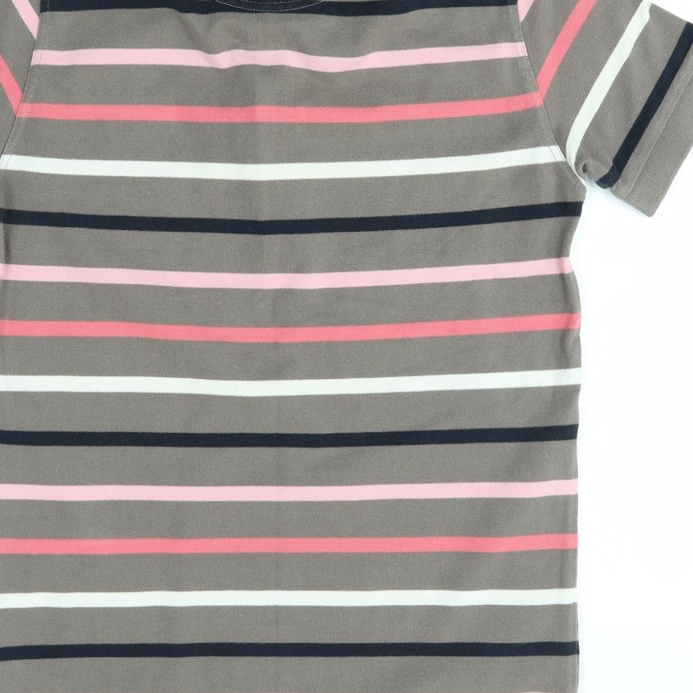 Henri Lloyd Mens Grey Striped   Polo Size M