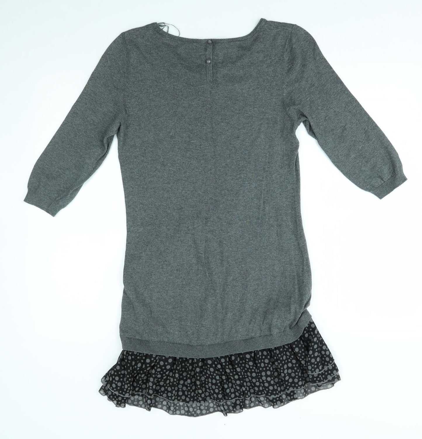 NEXT Womens Grey   T-Shirt Dress  Size 12