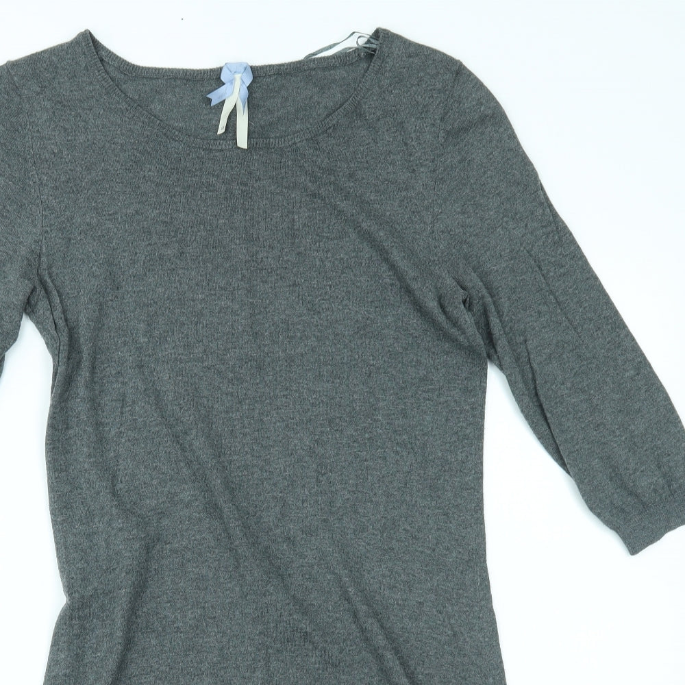 NEXT Womens Grey   T-Shirt Dress  Size 12