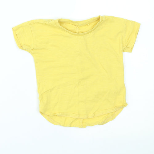 NEXT Baby Yellow   Basic T-Shirt Size 12-18 Months