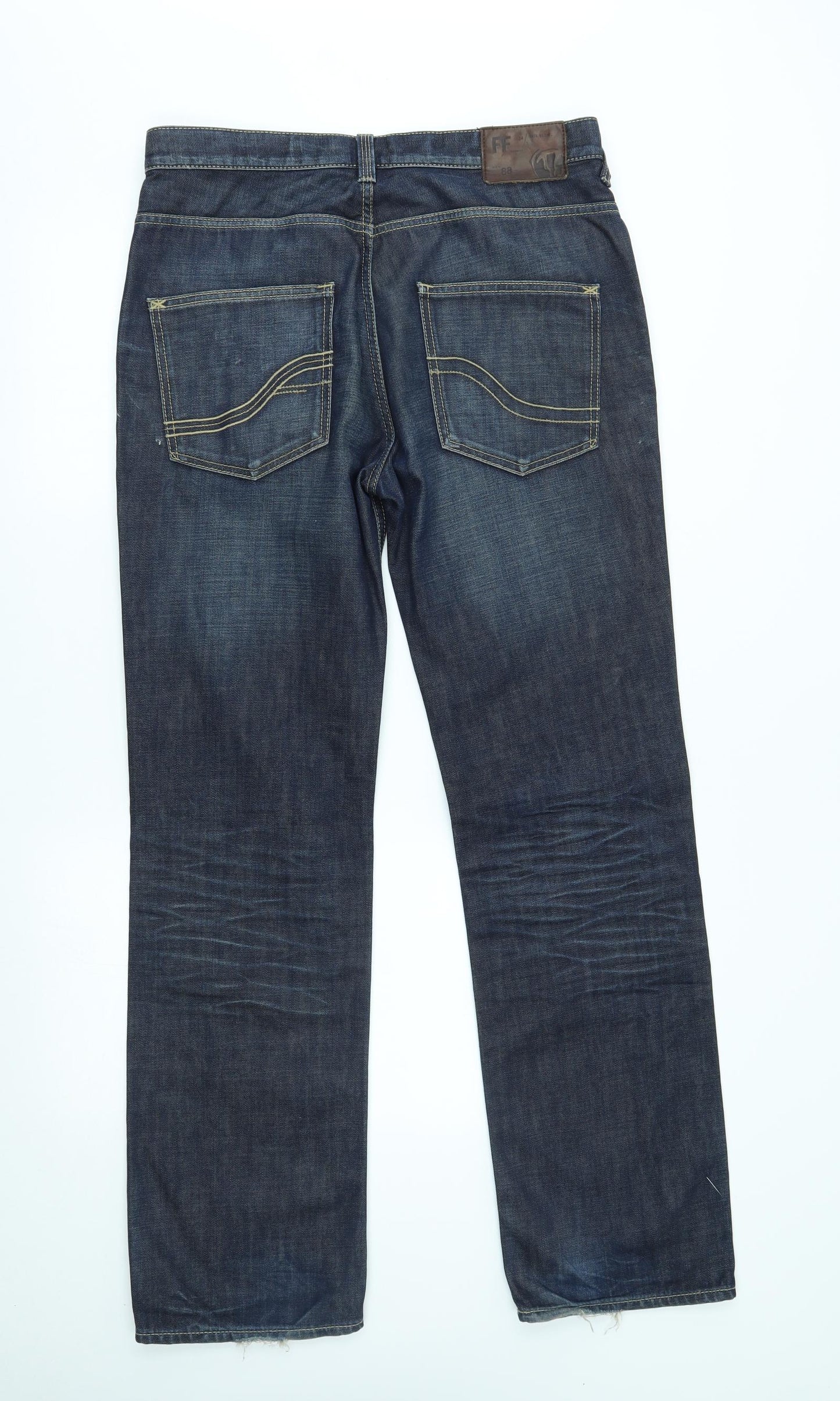 fatface Mens Blue   Straight Jeans Size 32 L31 in